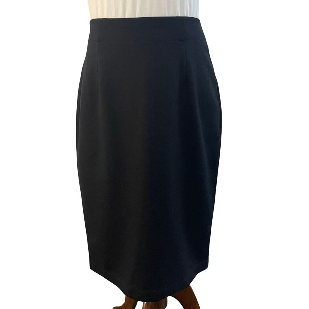 Eileen Fisher Pencil Skirt Women's Elastic Waist Black Size Small